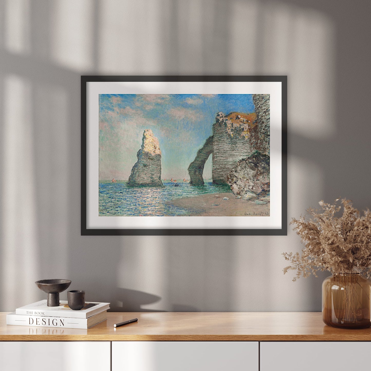 Poster Cliffs at Étretat | Claude Monet