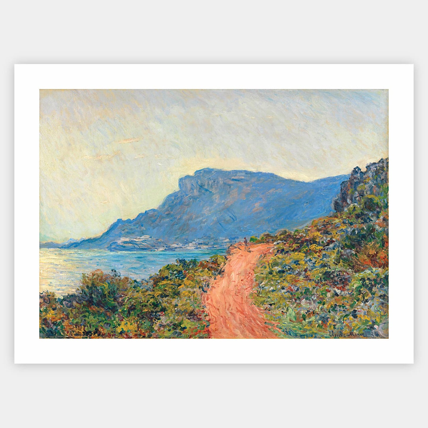 La Corniche near Monaco poster | Claude Monet