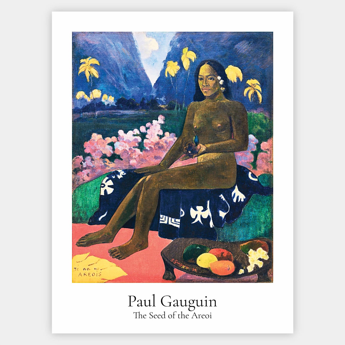 Poster The Seed of Areoi | Paul Gauguin