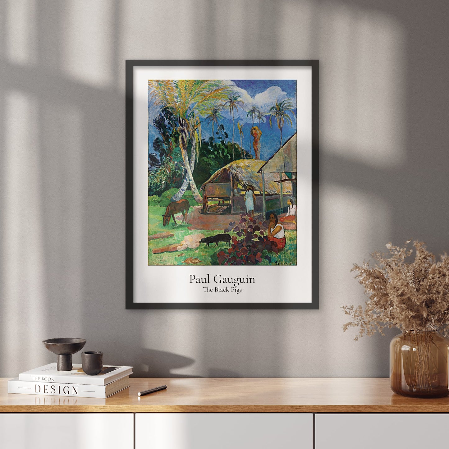 Poster Black Pigs | Paul Gauguin