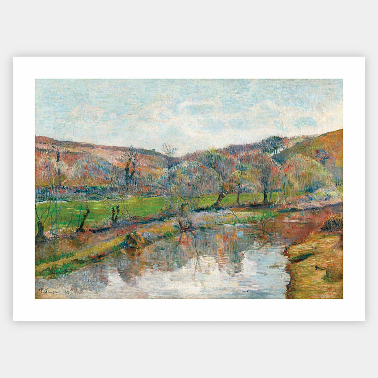 Poster Breton Landscape | Paul Gauguin