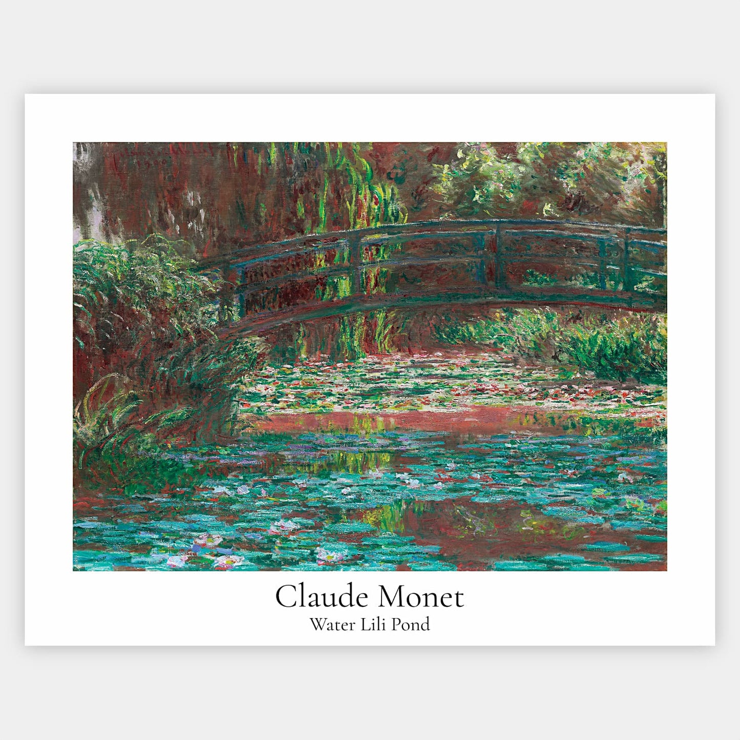 Poster Water Lily Pond | Claude Monet