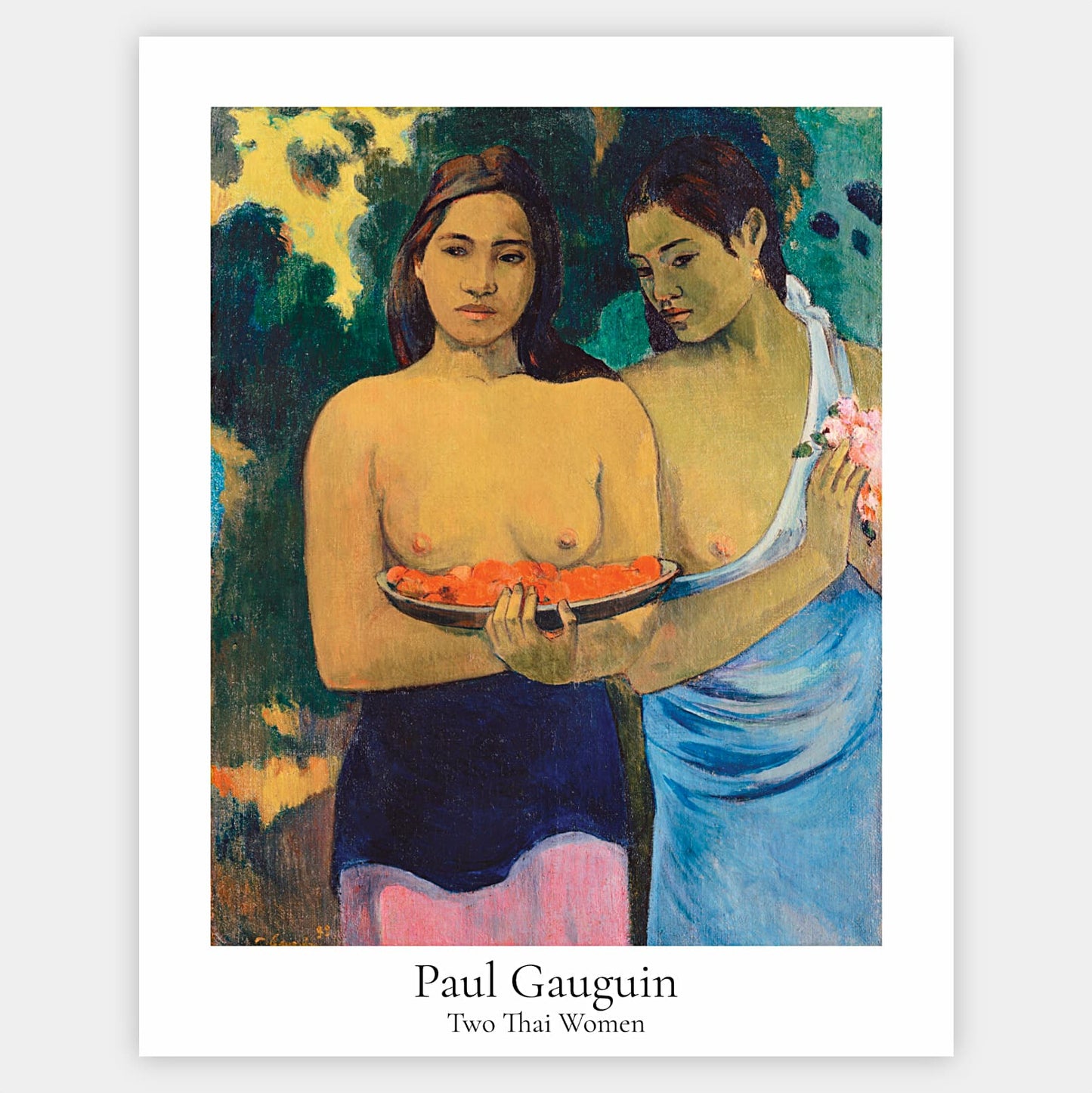 Poster Two Tahitian Women | Paul Gauguin