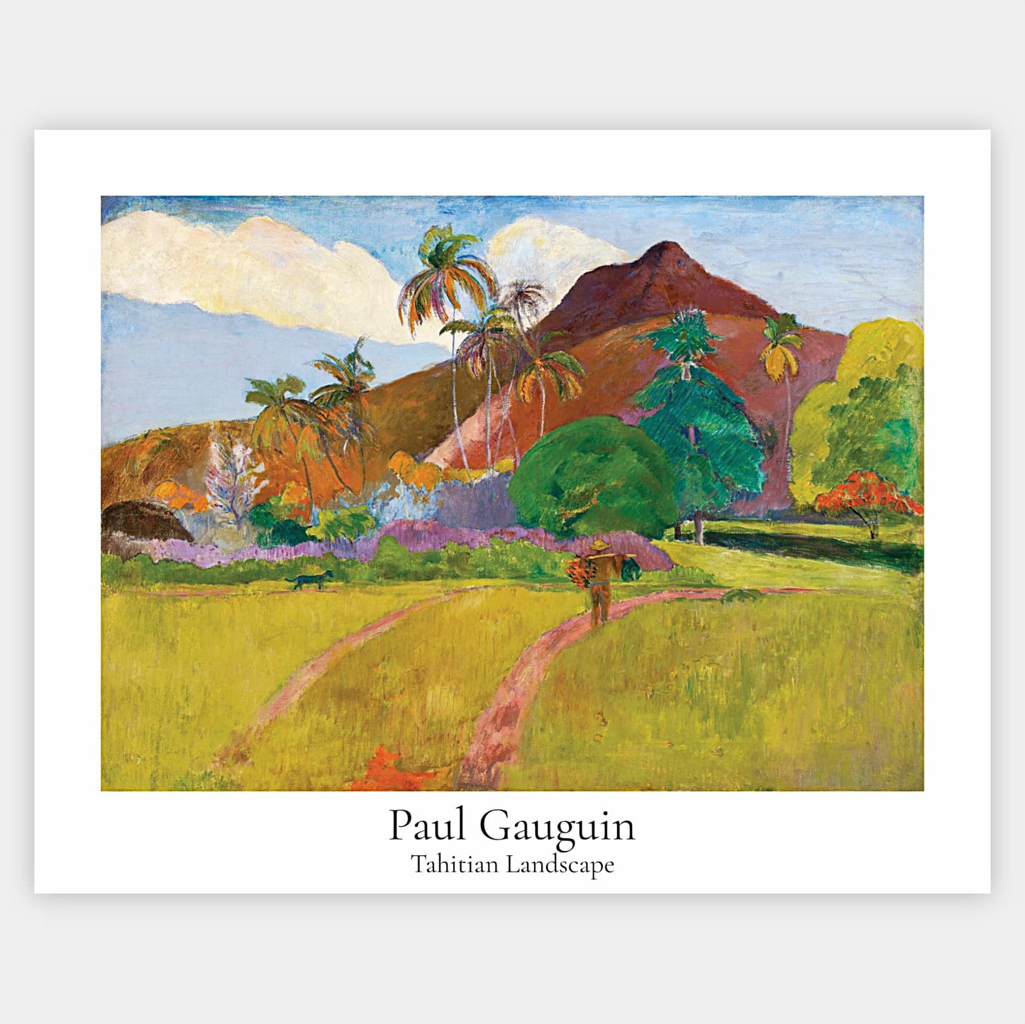 Poster Tahitian Landscape | Paul Gauguin