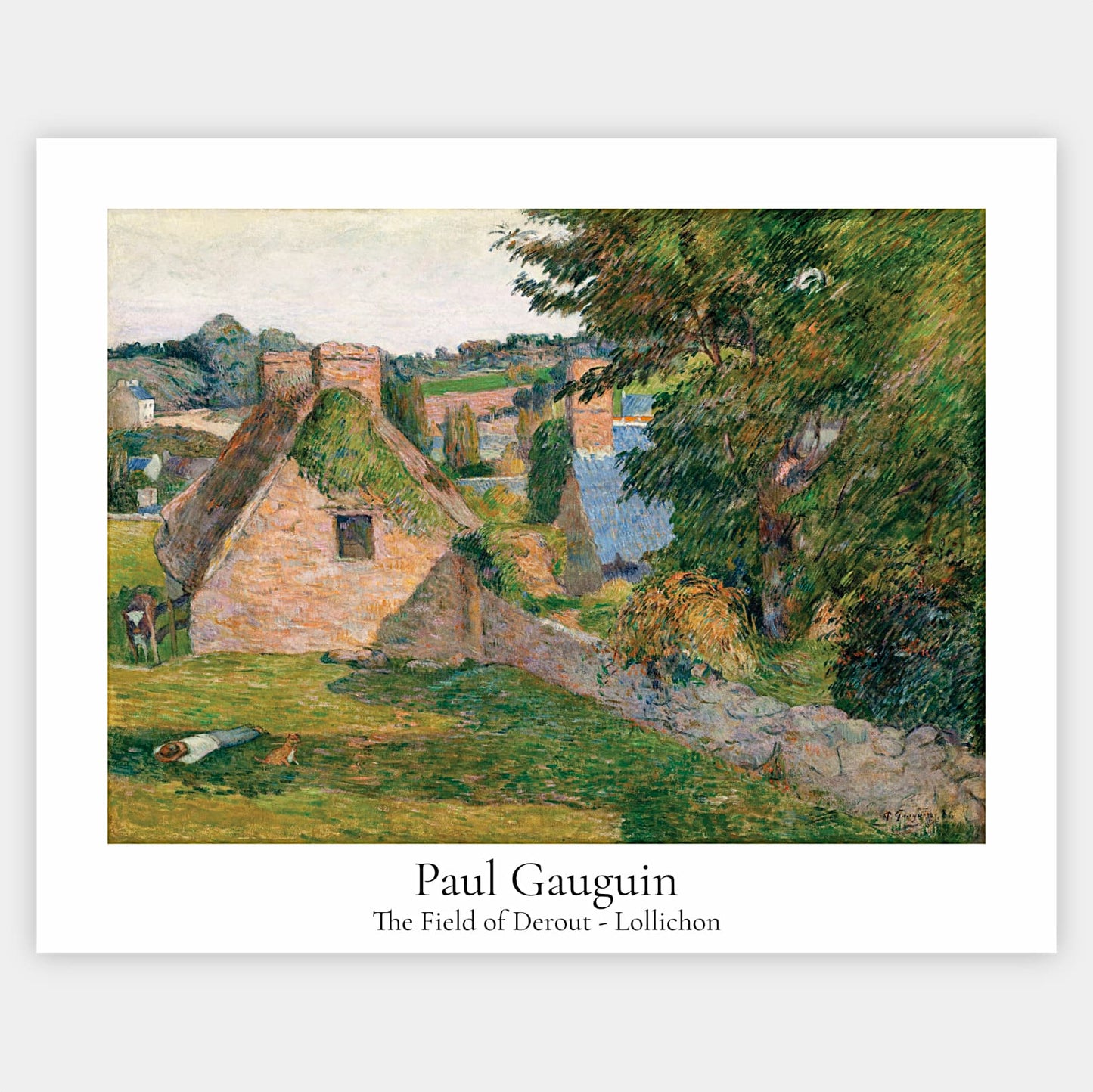 Poster Field at Derout-Lollichon | Paul Gauguin
