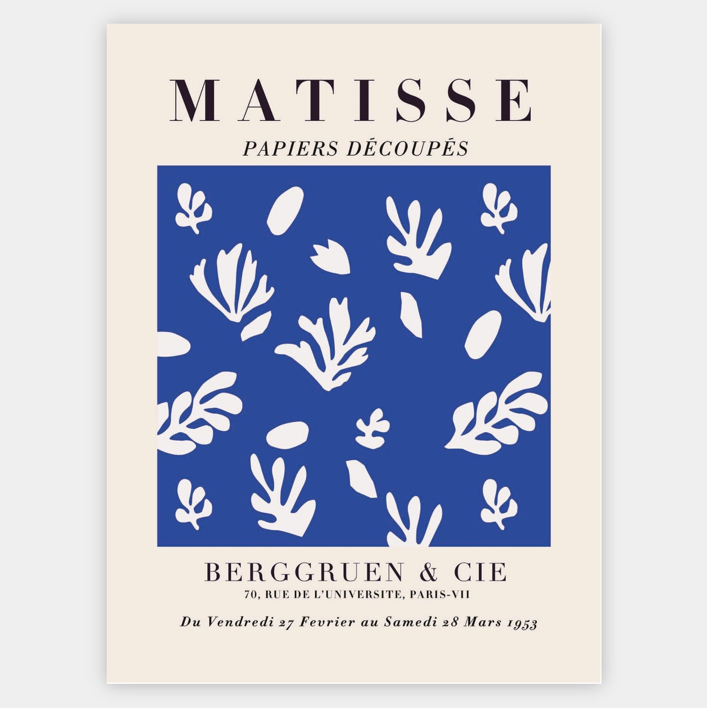 Poster Papiers Découpés | Henri Matisse