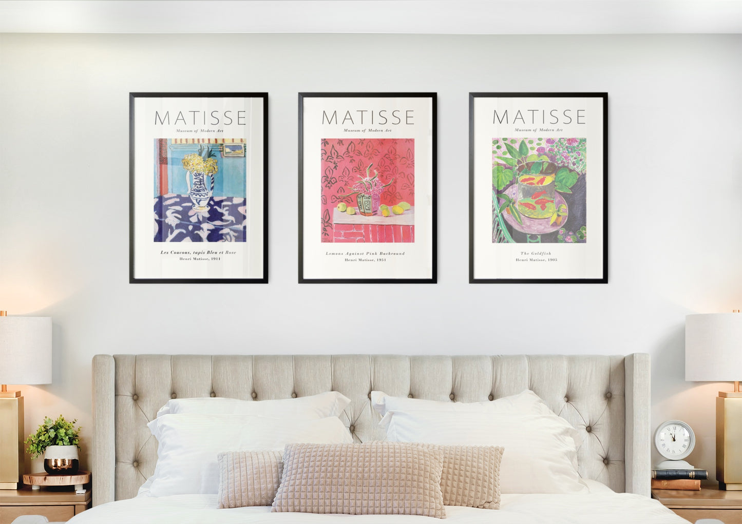 Lemons Against Pink Background Poster | Henri Matisse