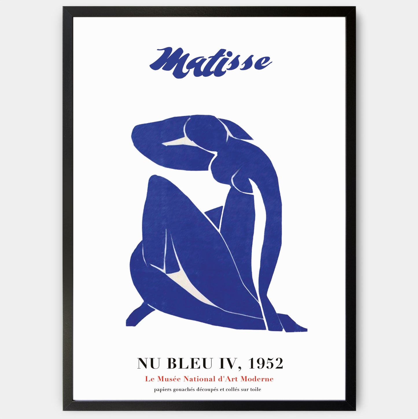 Poster Nu Bleu IV | Henri Matisse