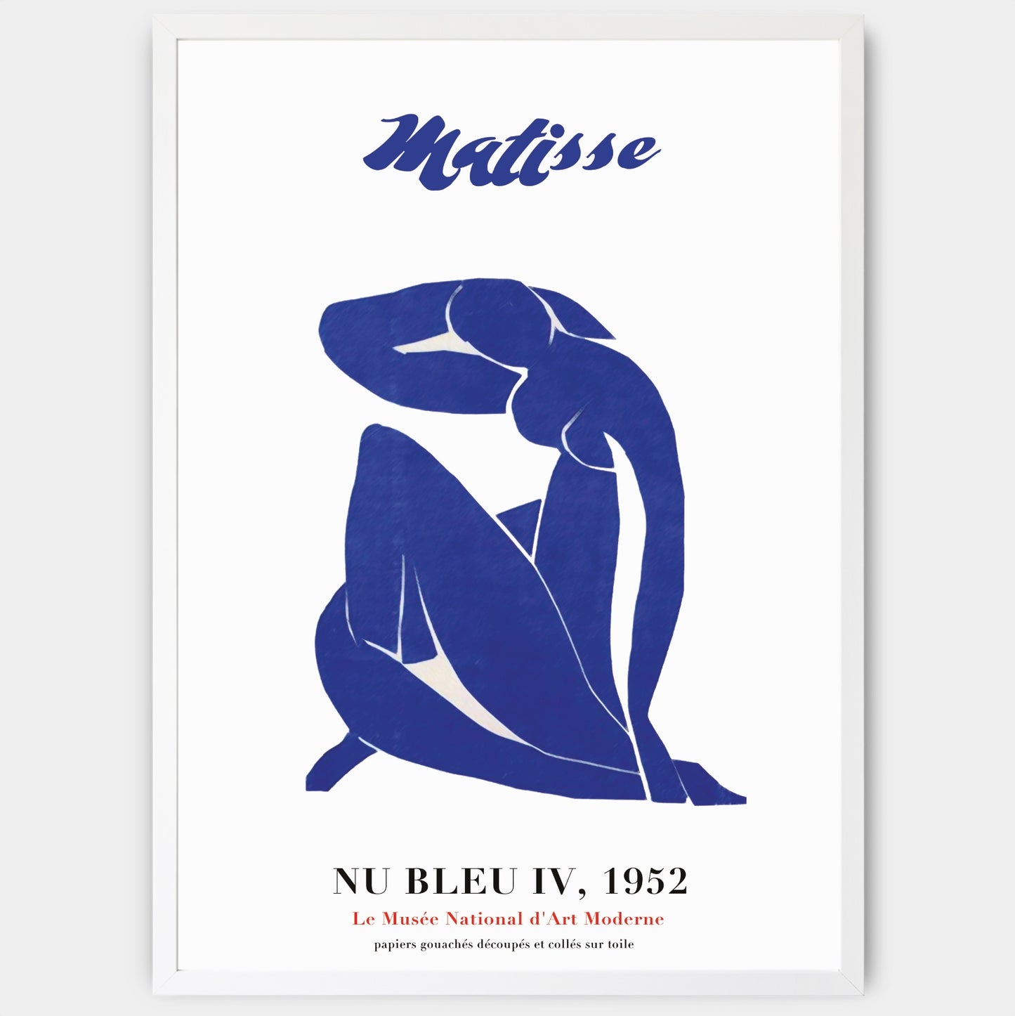 Poster Nu Bleu IV | Henri Matisse
