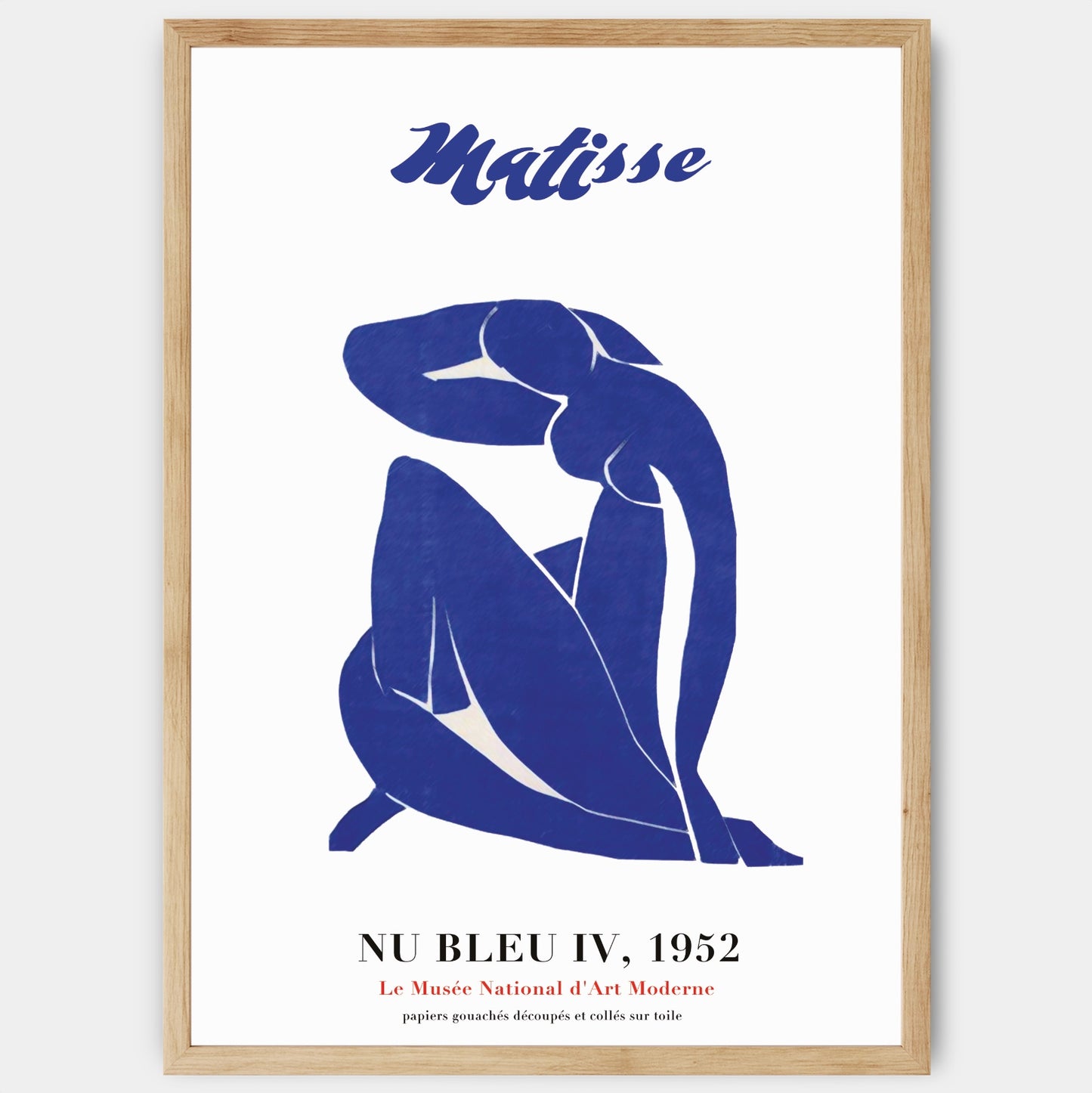 Poster Nu Bleu IV | Henri Matisse
