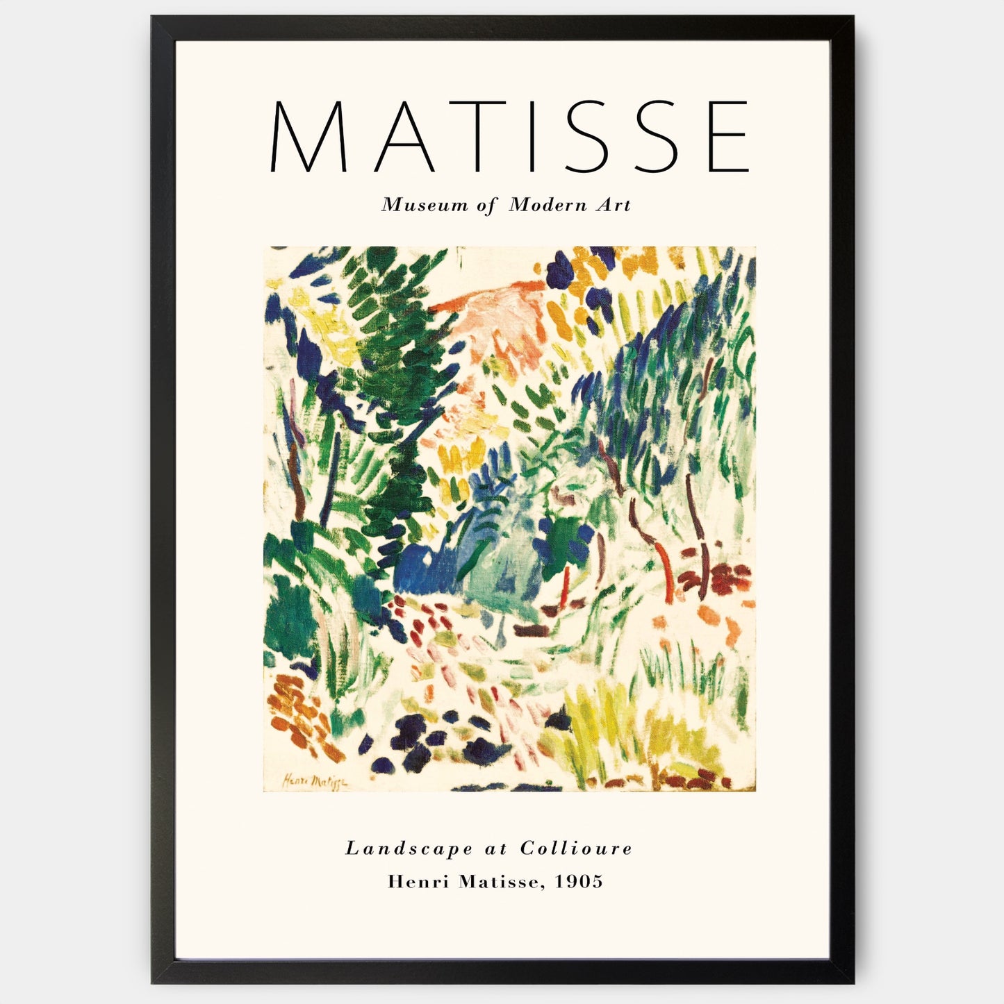 Landscape at Collioure | Henri Matisse Poster