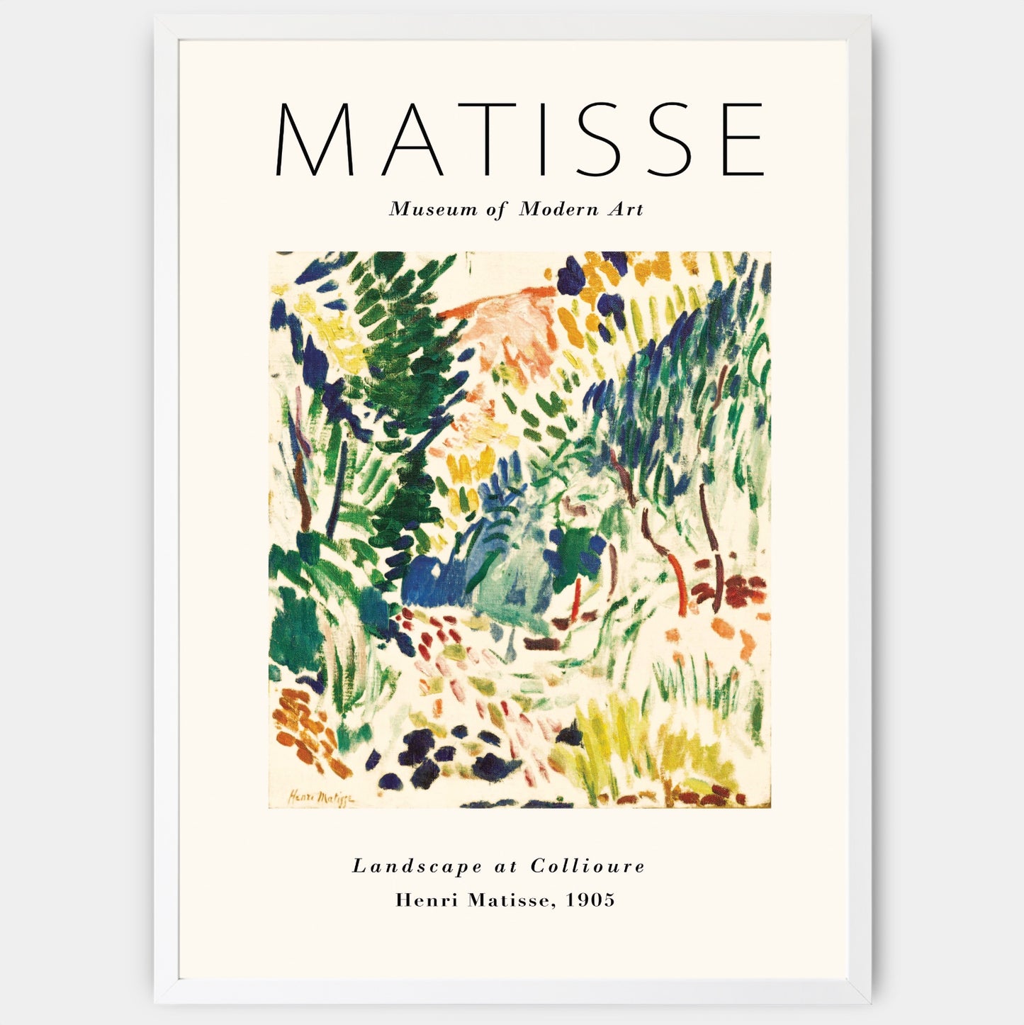 Landscape at Collioure | Henri Matisse Poster