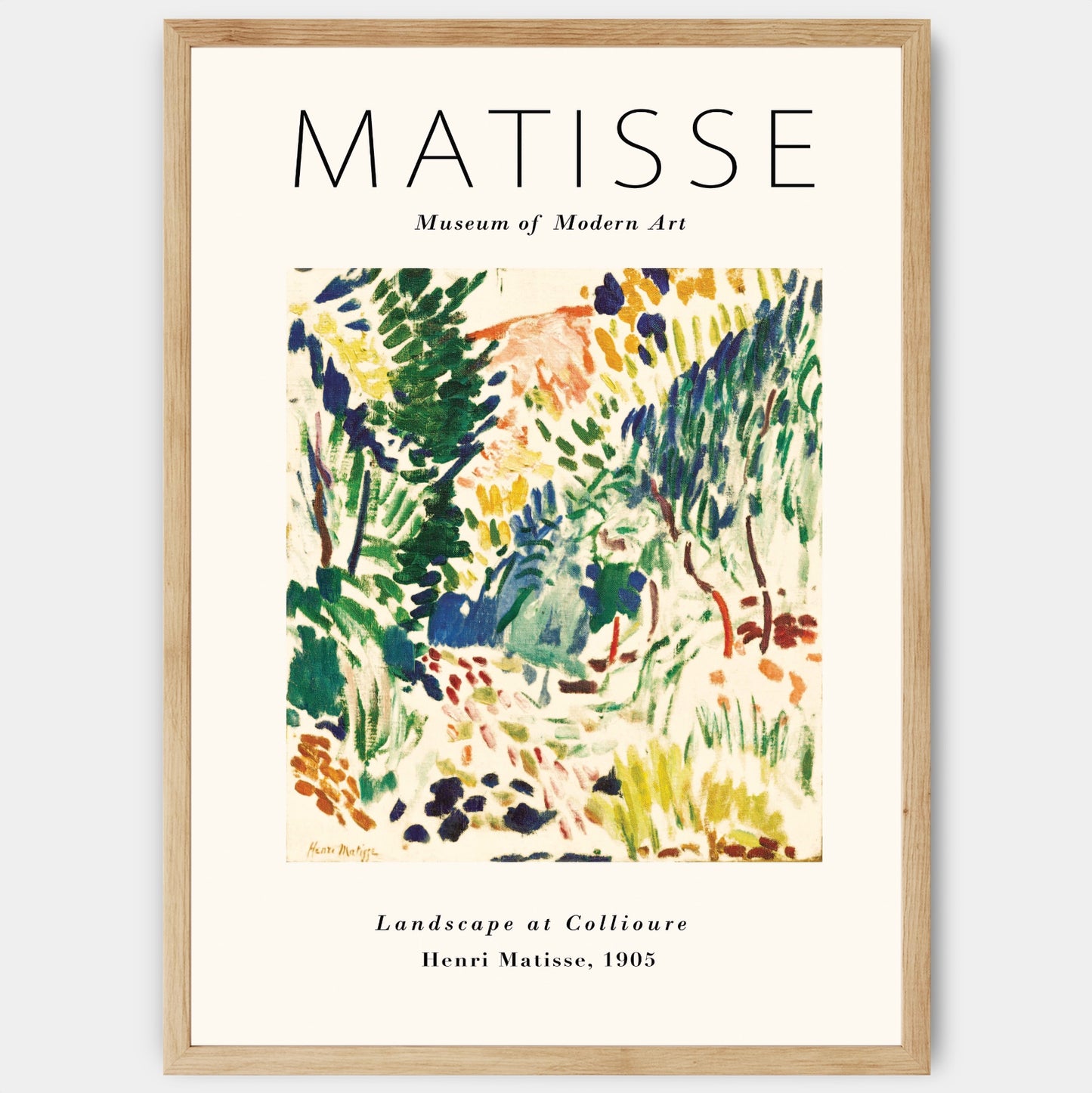 Landscape at Collioure | Henri Matisse Poster