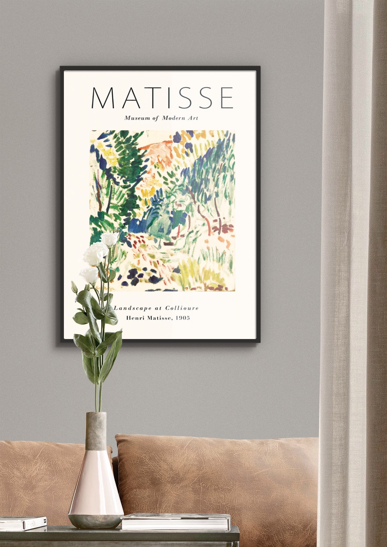 Landscape at Collioure | Henri Matisse Poster