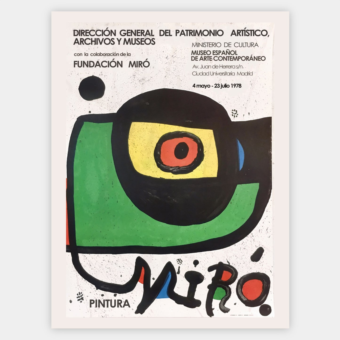 Pintura poster | Joan Miró
