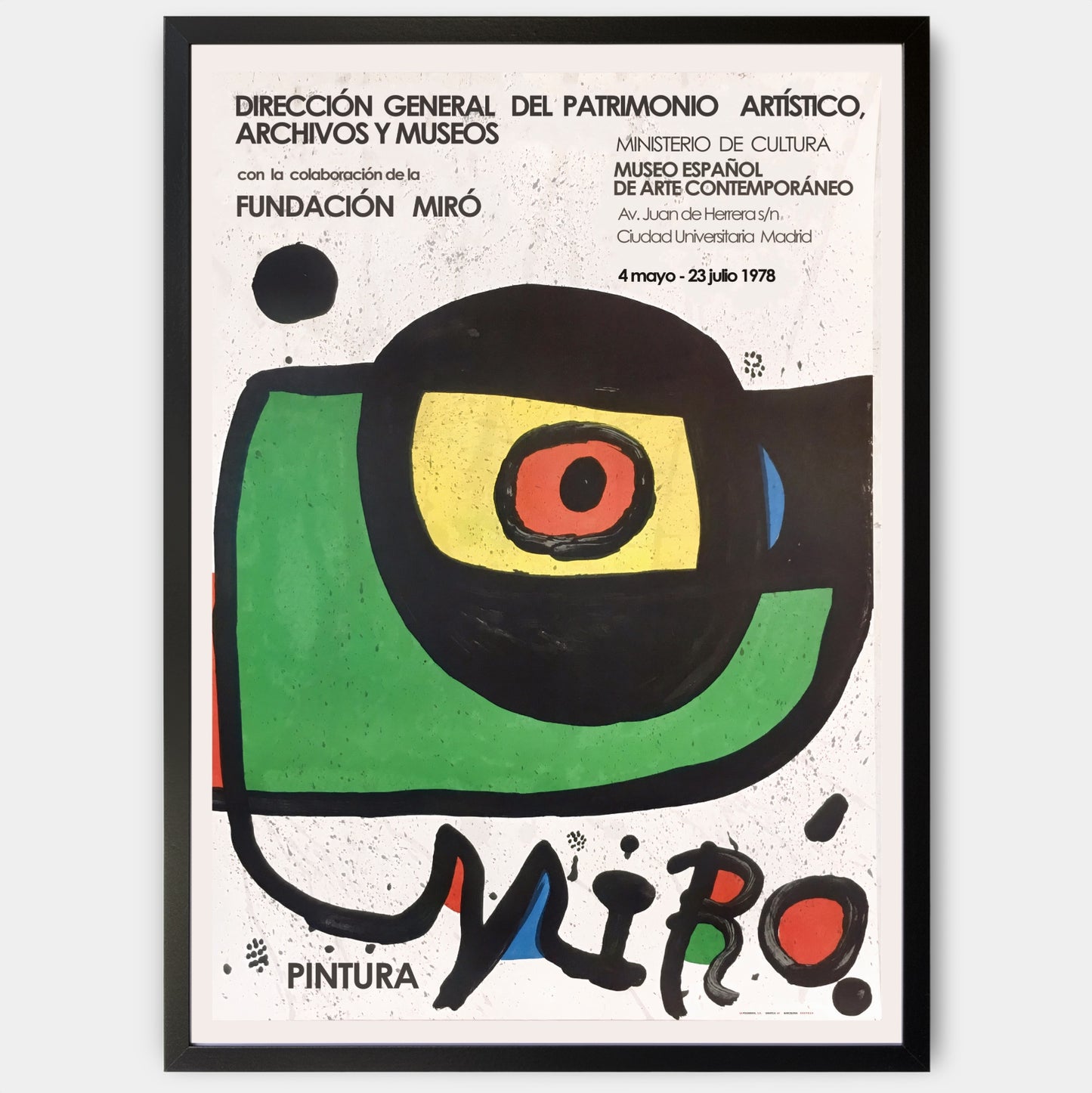 Pintura poster | Joan Miró