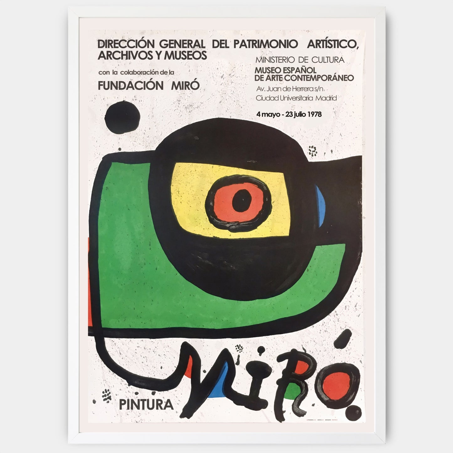 Pintura poster | Joan Miró