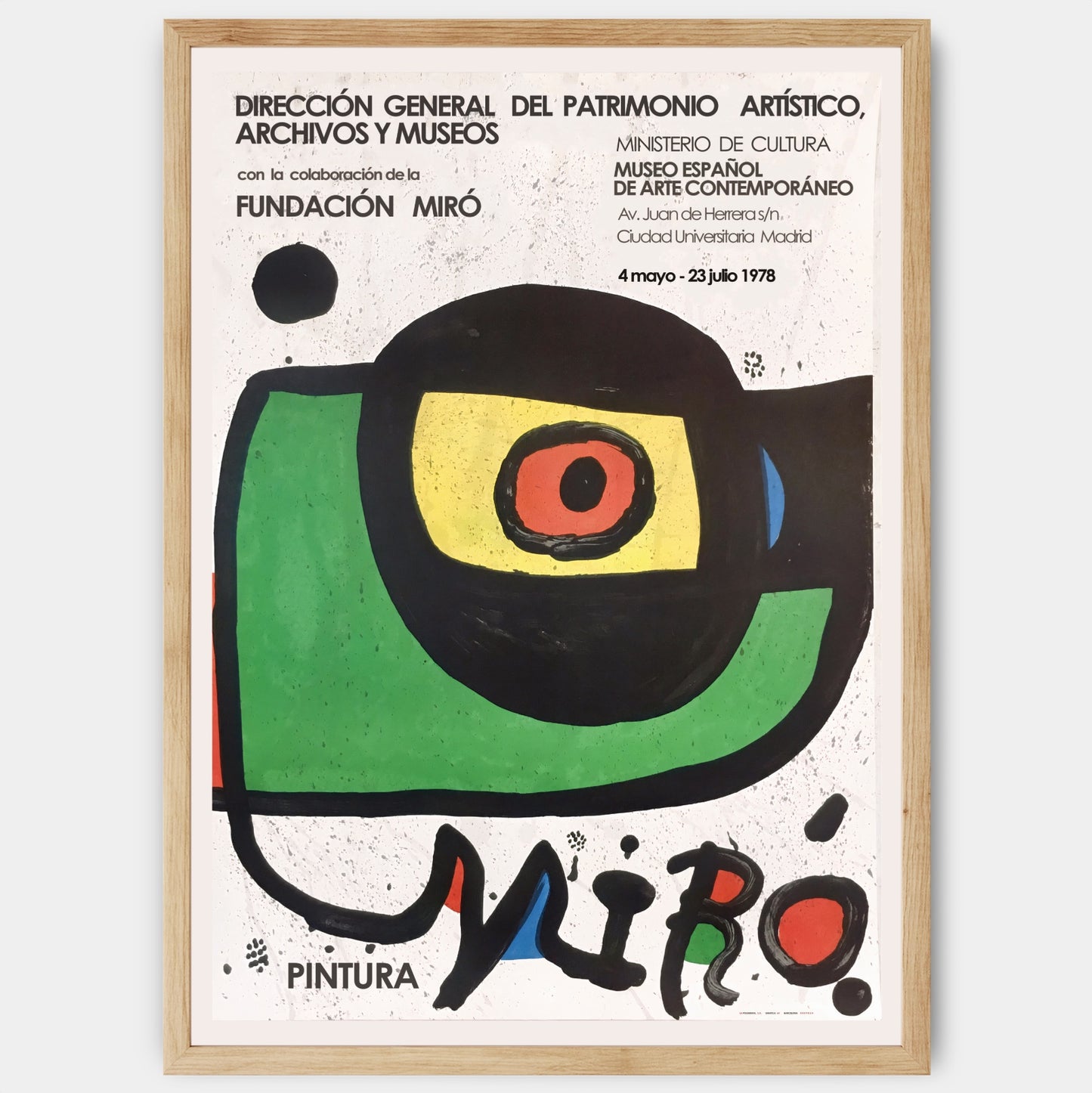 Pintura poster | Joan Miró