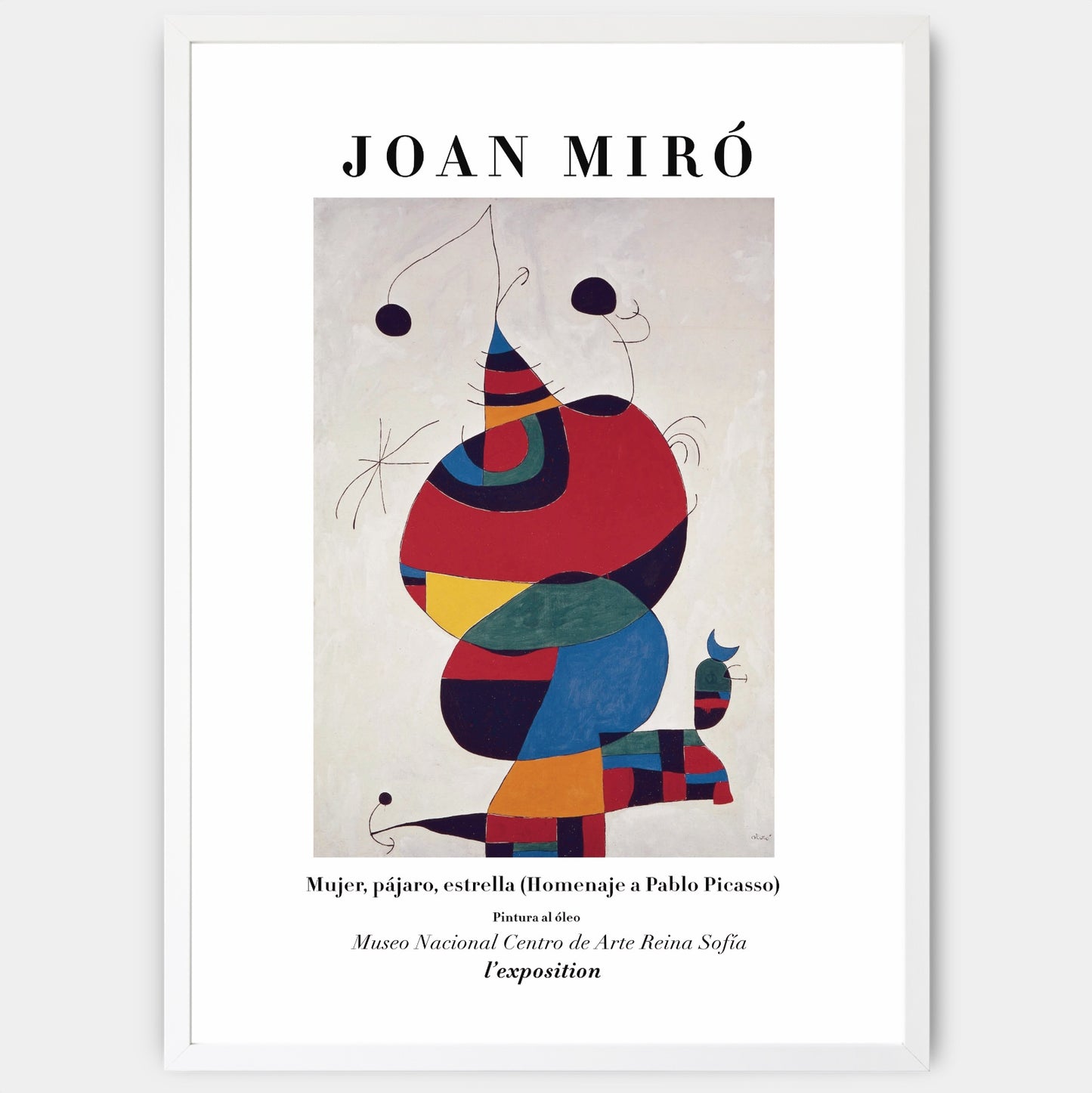 Plagát Abstract Art II | Joan Miró