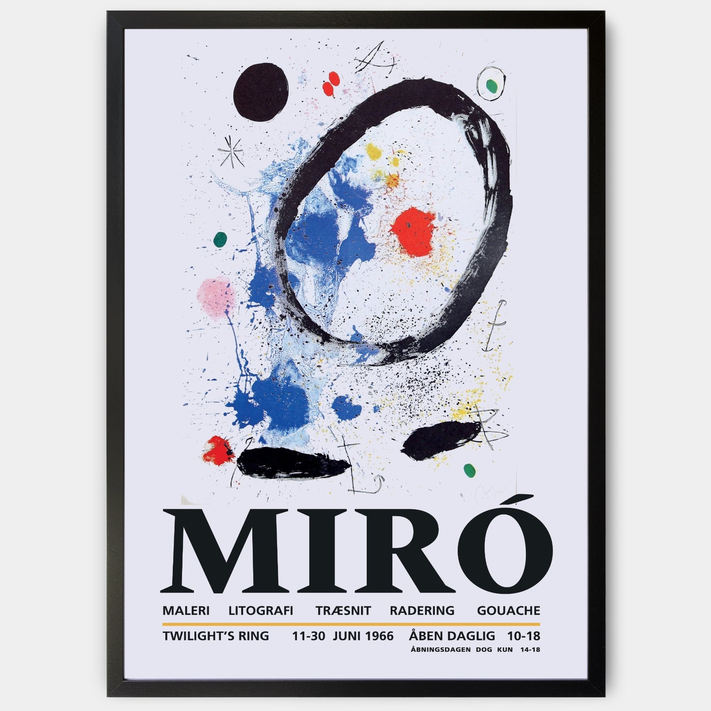 Twilight's Ring Poster | Joan Miró
