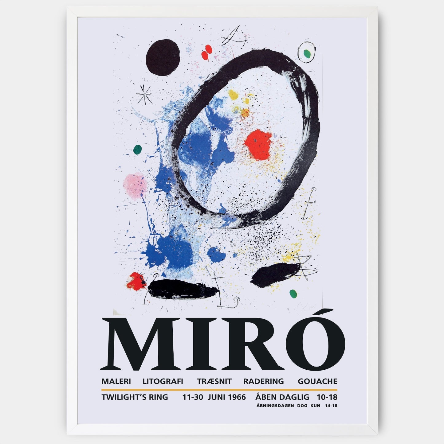 Twilight's Ring Poster | Joan Miró