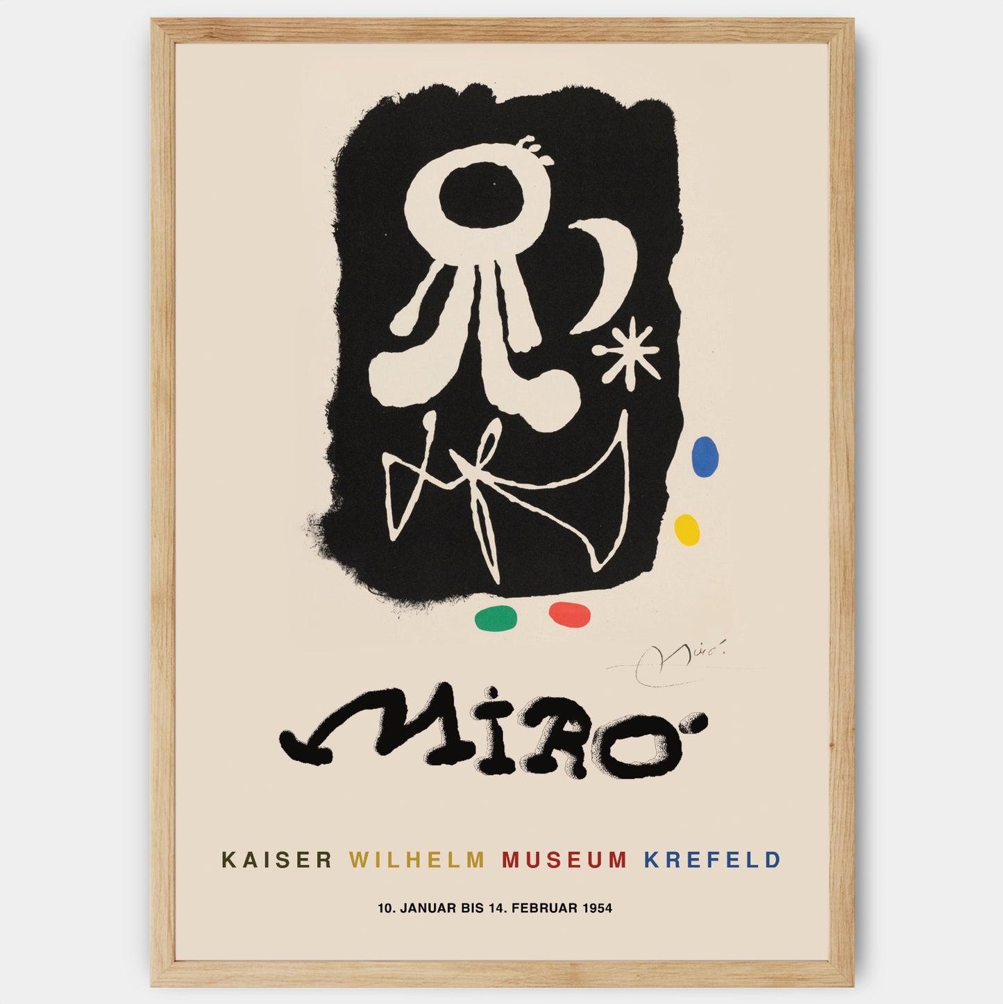 Poster Speaking Alone | Joan Miró