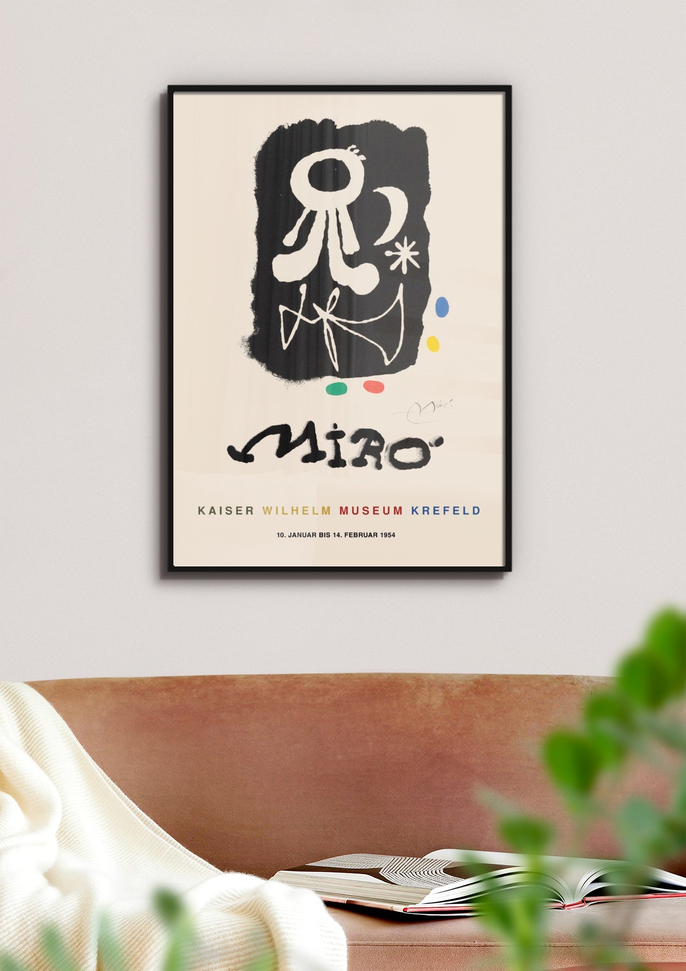 Poster Speaking Alone | Joan Miró