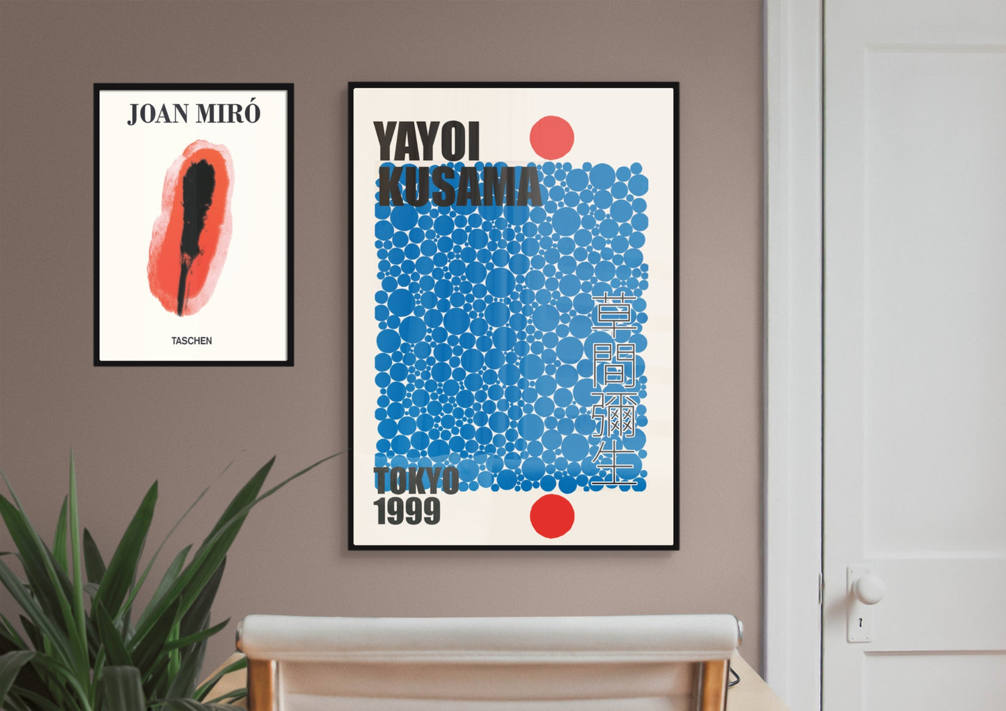 Red Artwork Poster | Joan Miró