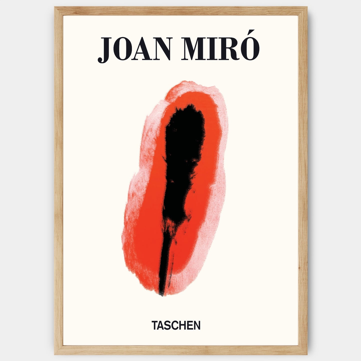 Red Artwork Poster | Joan Miró