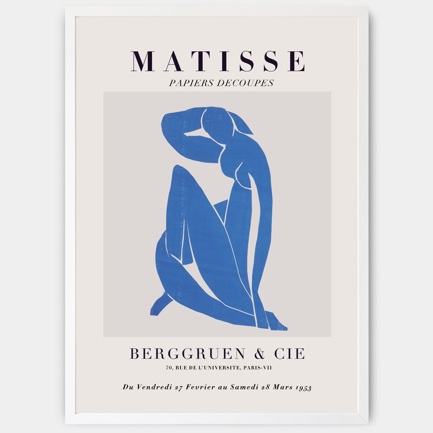 Poster Nu Bleu I | Henri Matisse