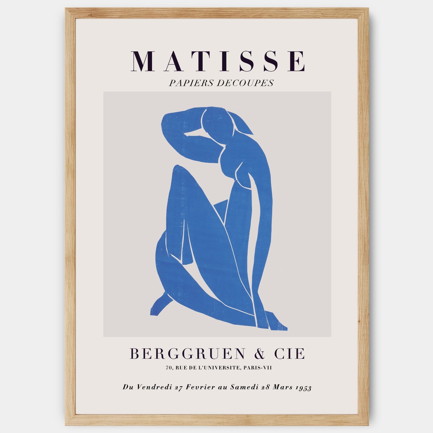 Poster Nu Bleu I | Henri Matisse
