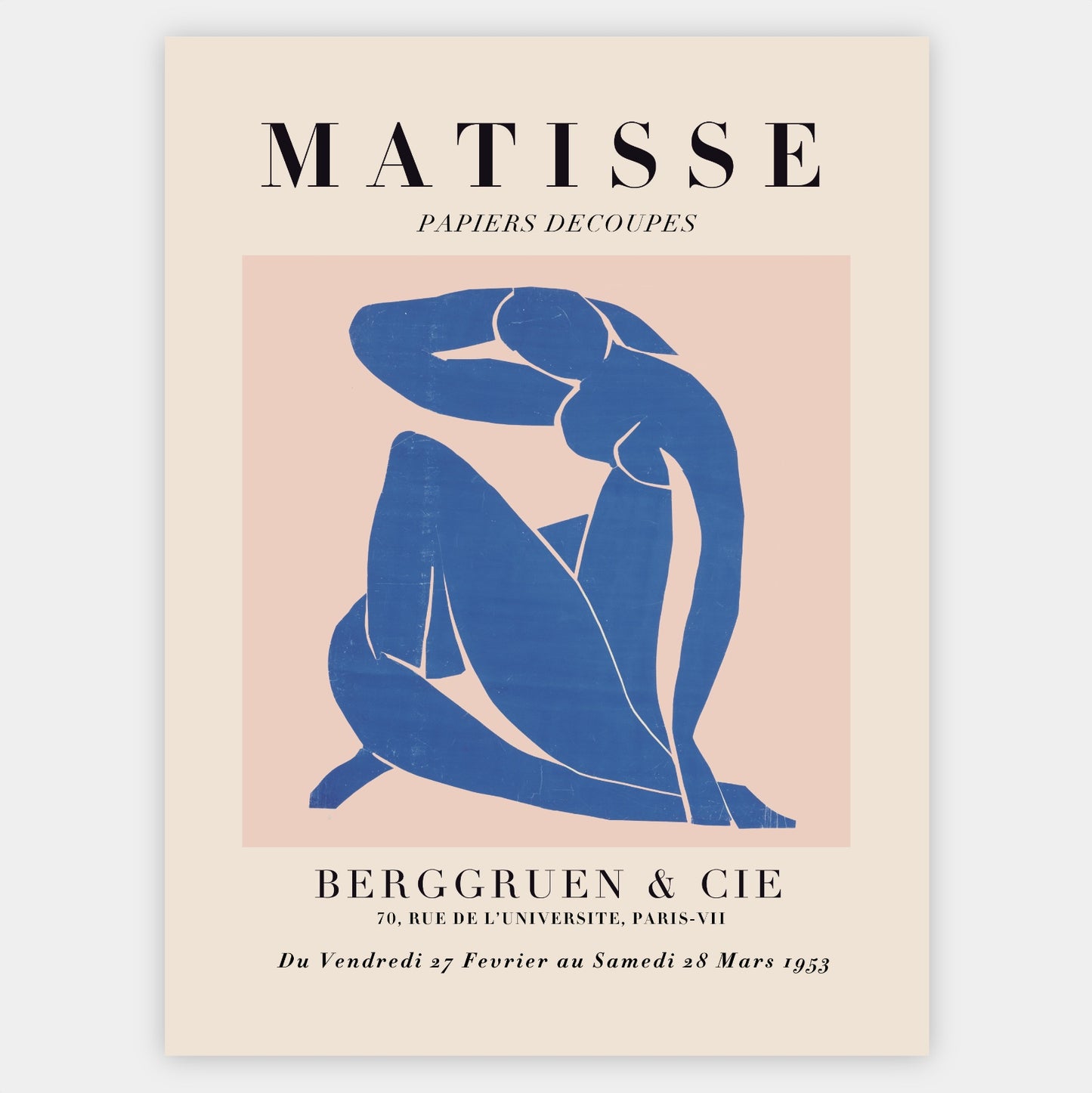Poster Nude Blue II | Henri Matisse