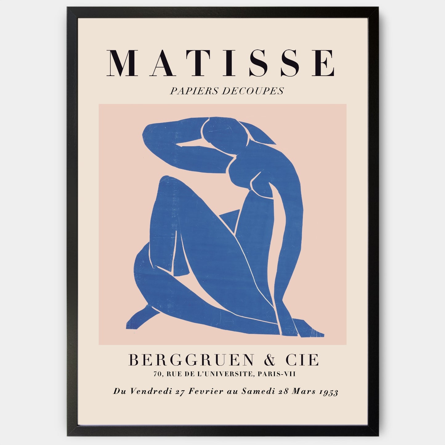 Poster Nude Blue II | Henri Matisse