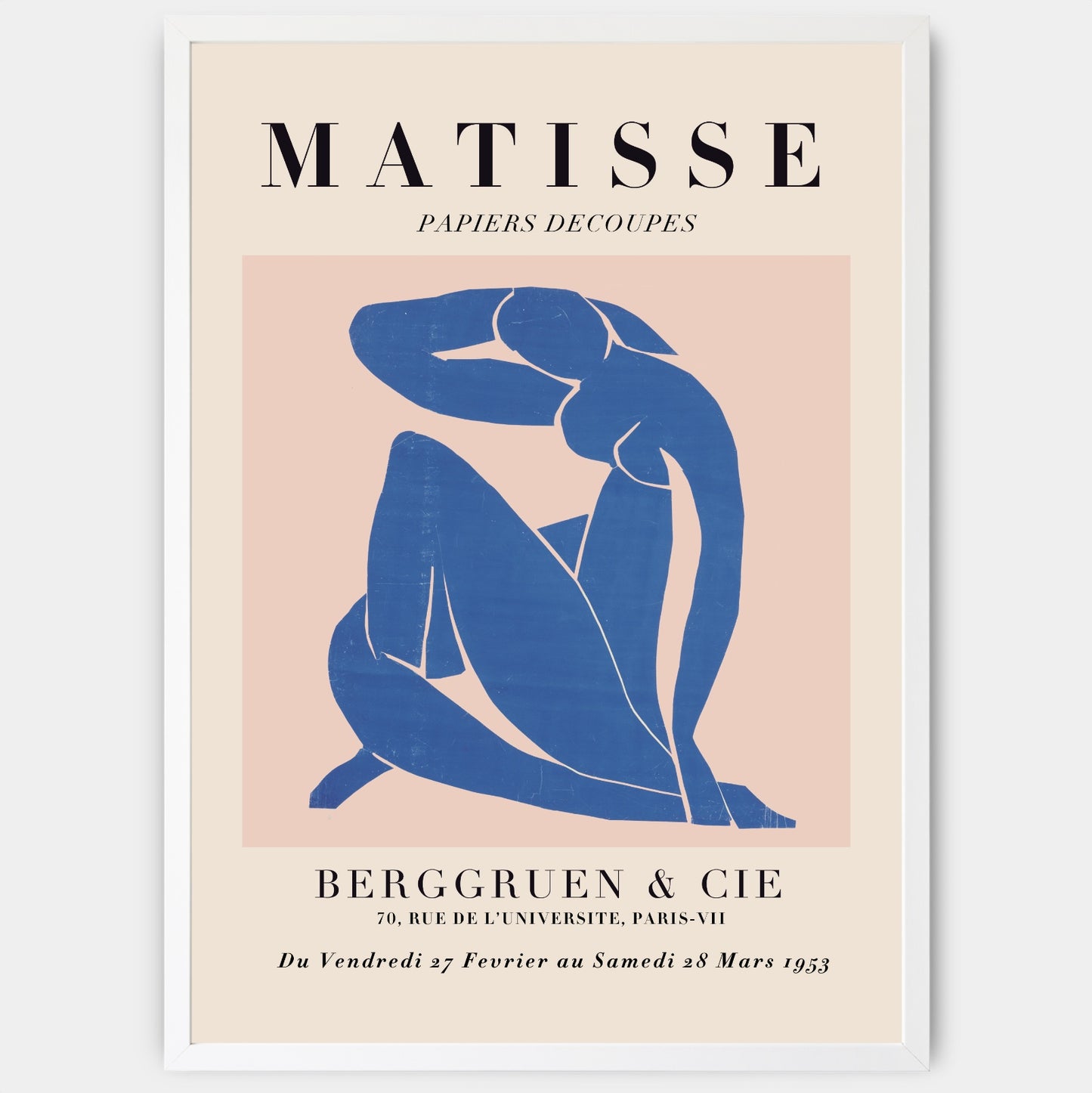 Poster Nude Blue II | Henri Matisse