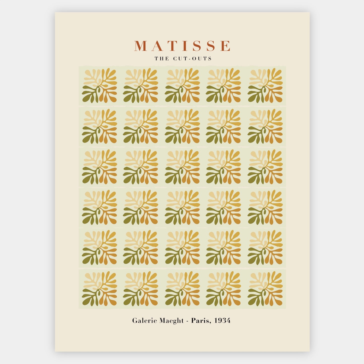 Poster Cut Outs 1934 | Henri Matisse