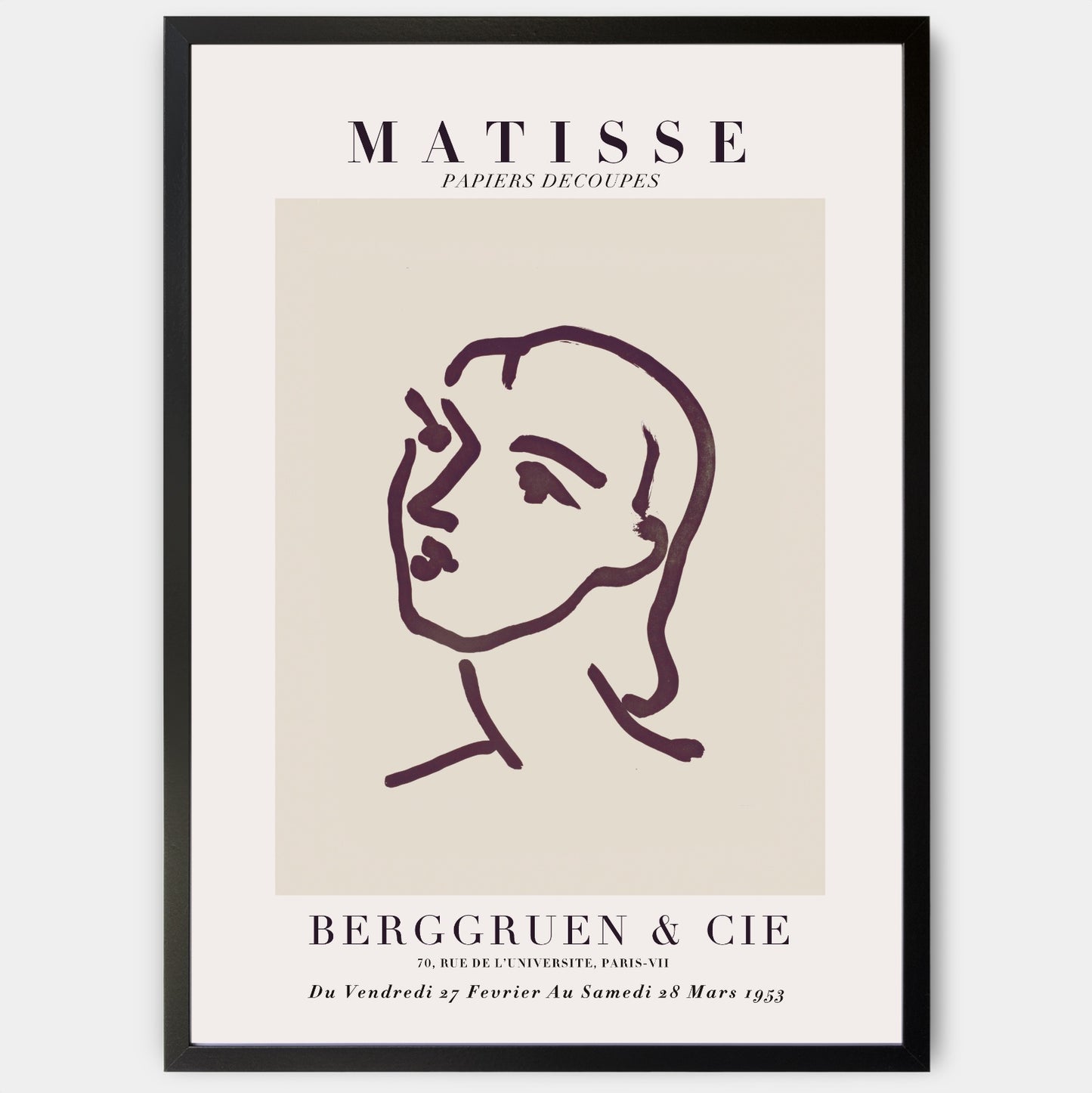 Faces poster | Henri Matisse