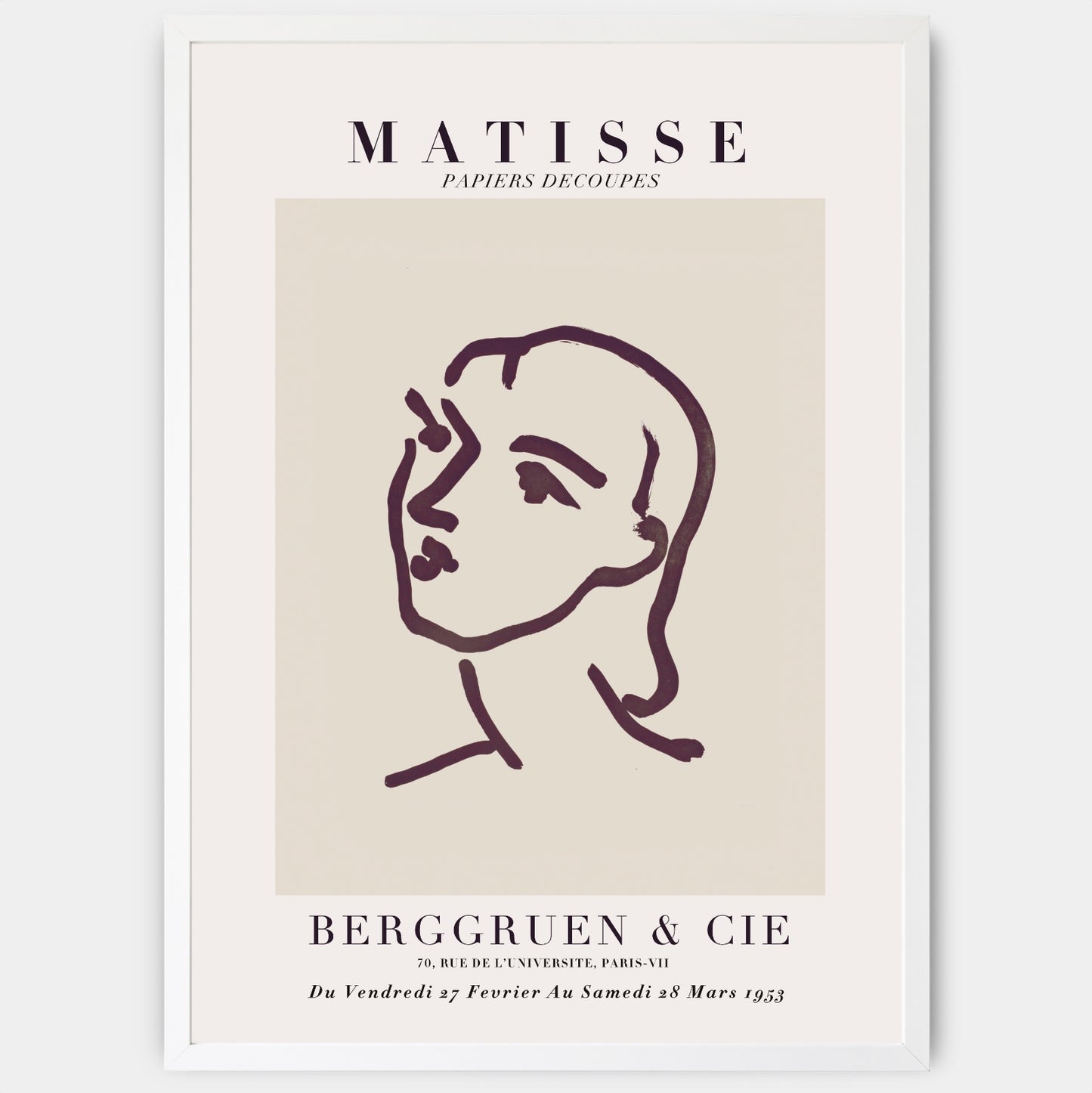 Faces poster | Henri Matisse
