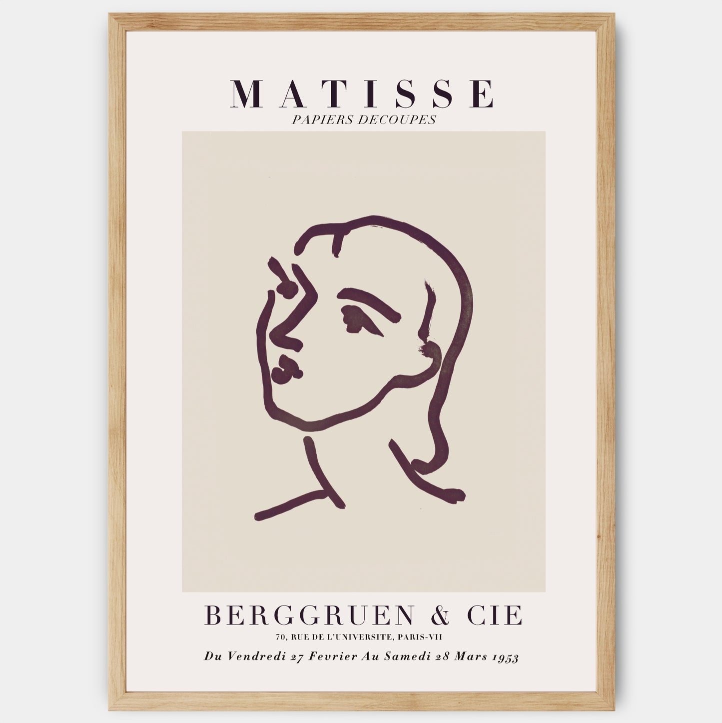 Faces poster | Henri Matisse