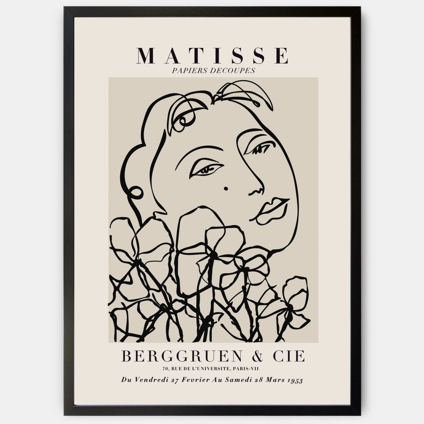 Woman with Flowers Poster | Henri Matisse