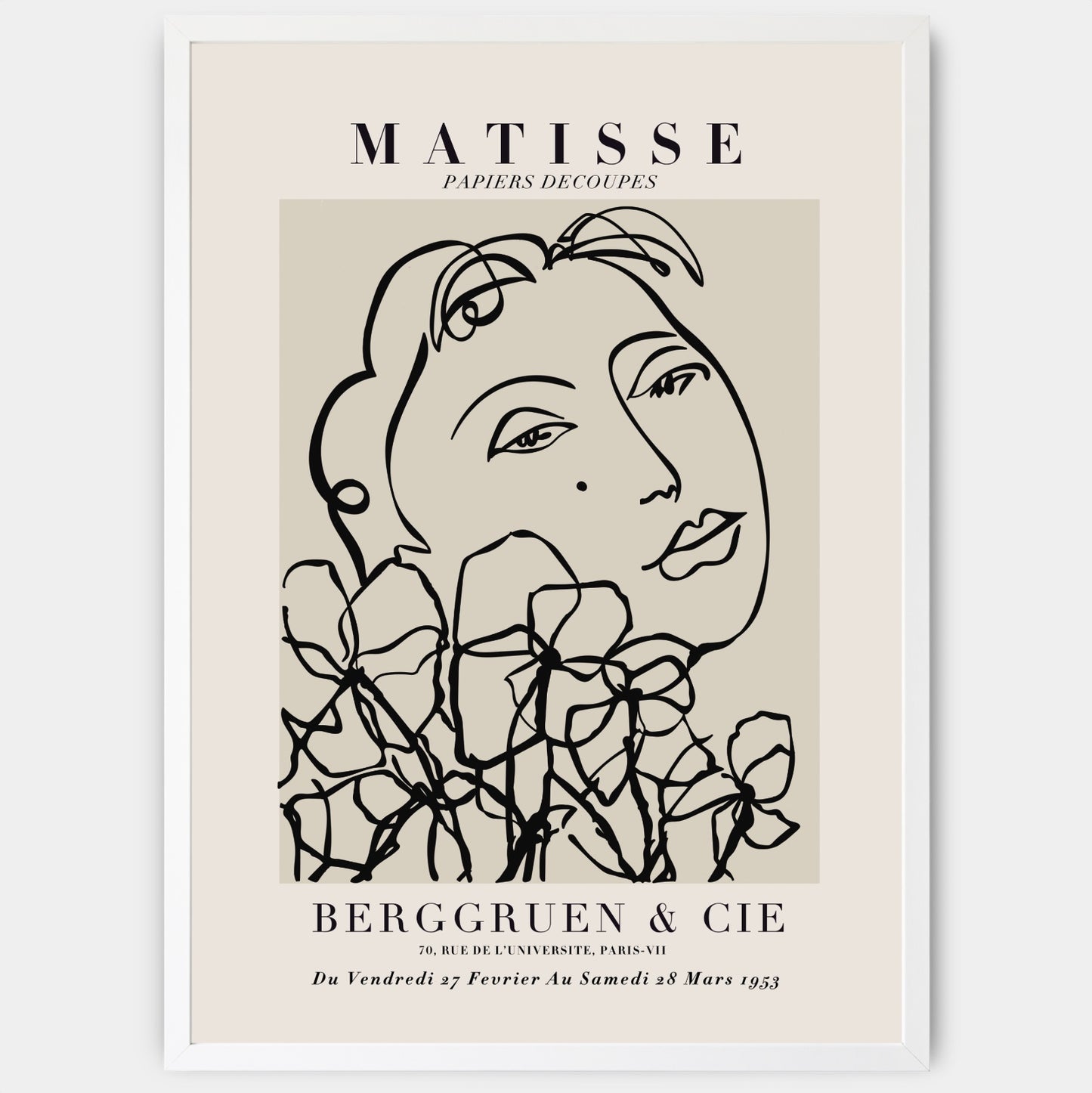 Woman with Flowers Poster | Henri Matisse