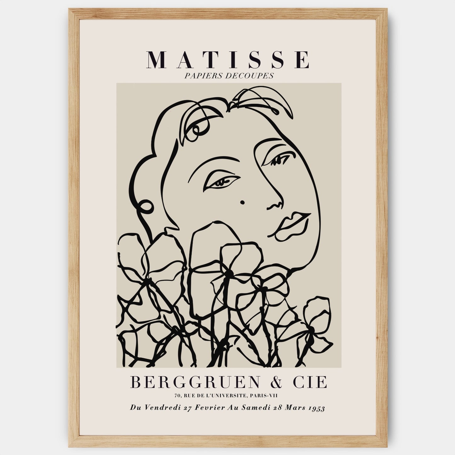 Woman with Flowers Poster | Henri Matisse
