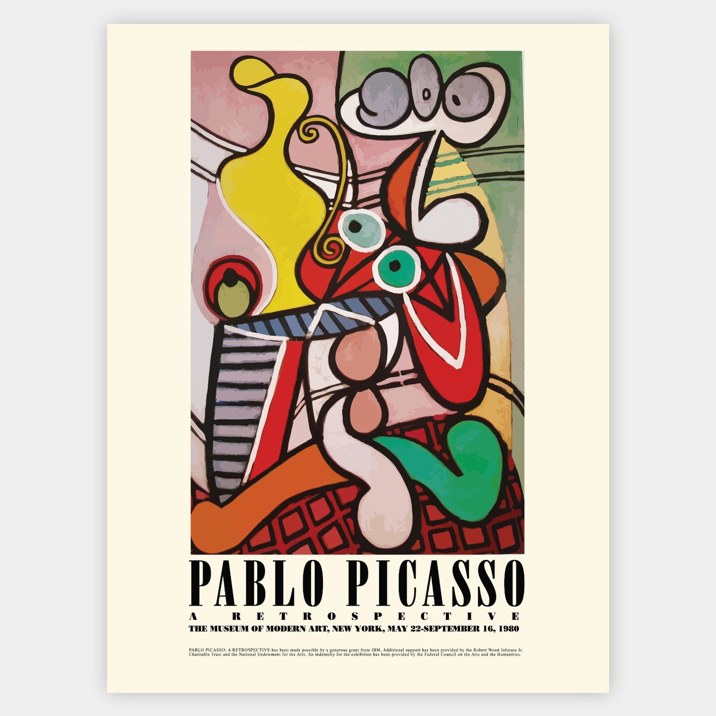 Poster A Retrospective II | Pablo Picasso