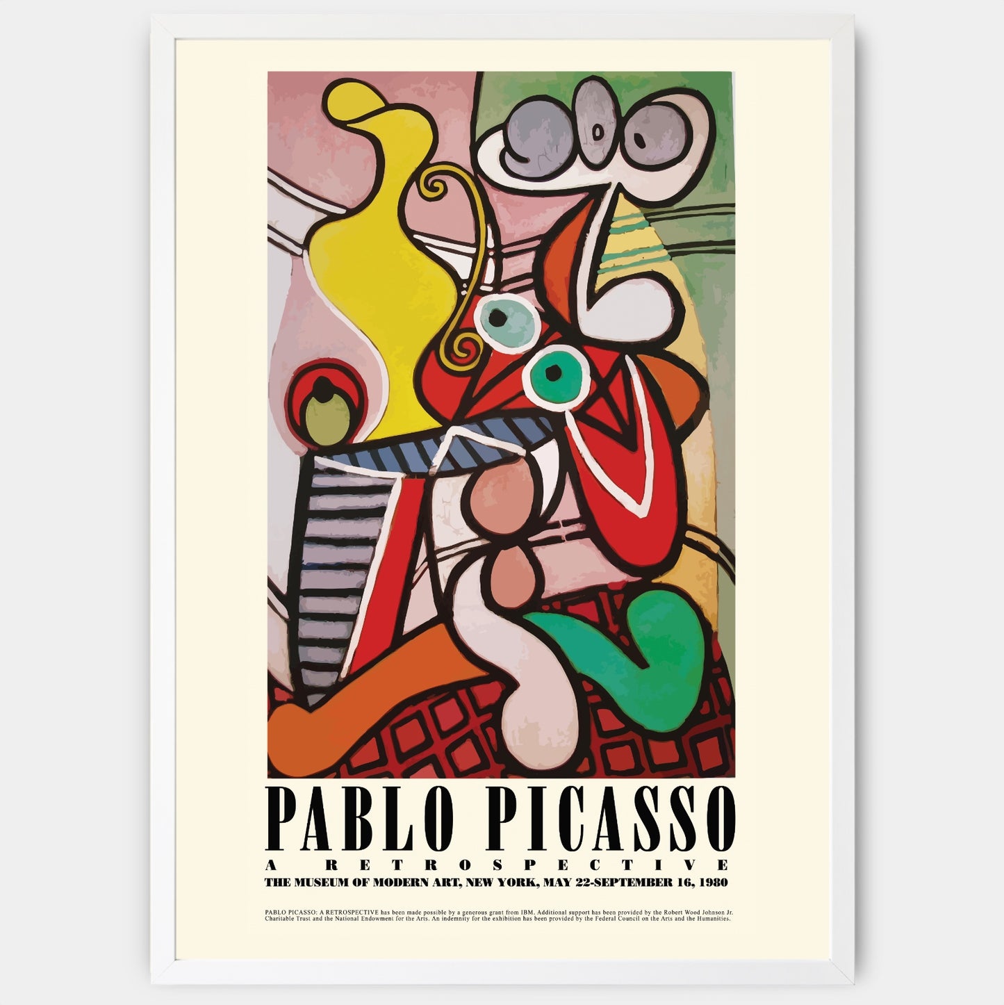 Poster A Retrospective II | Pablo Picasso
