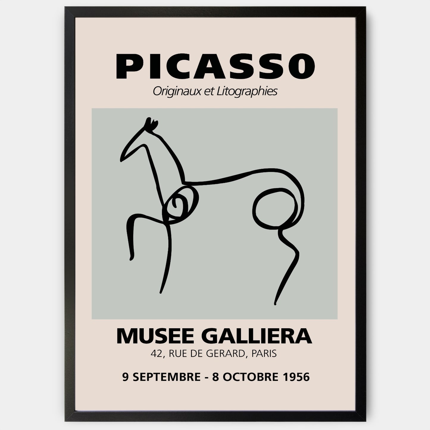 Minimalist Sketch I Poster | Pablo Picasso