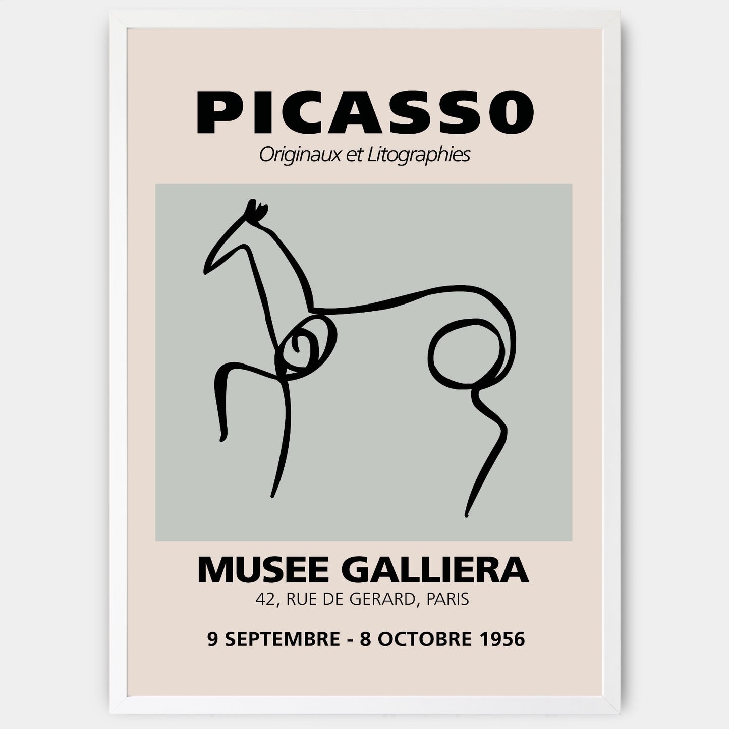 Minimalist Sketch I Poster | Pablo Picasso