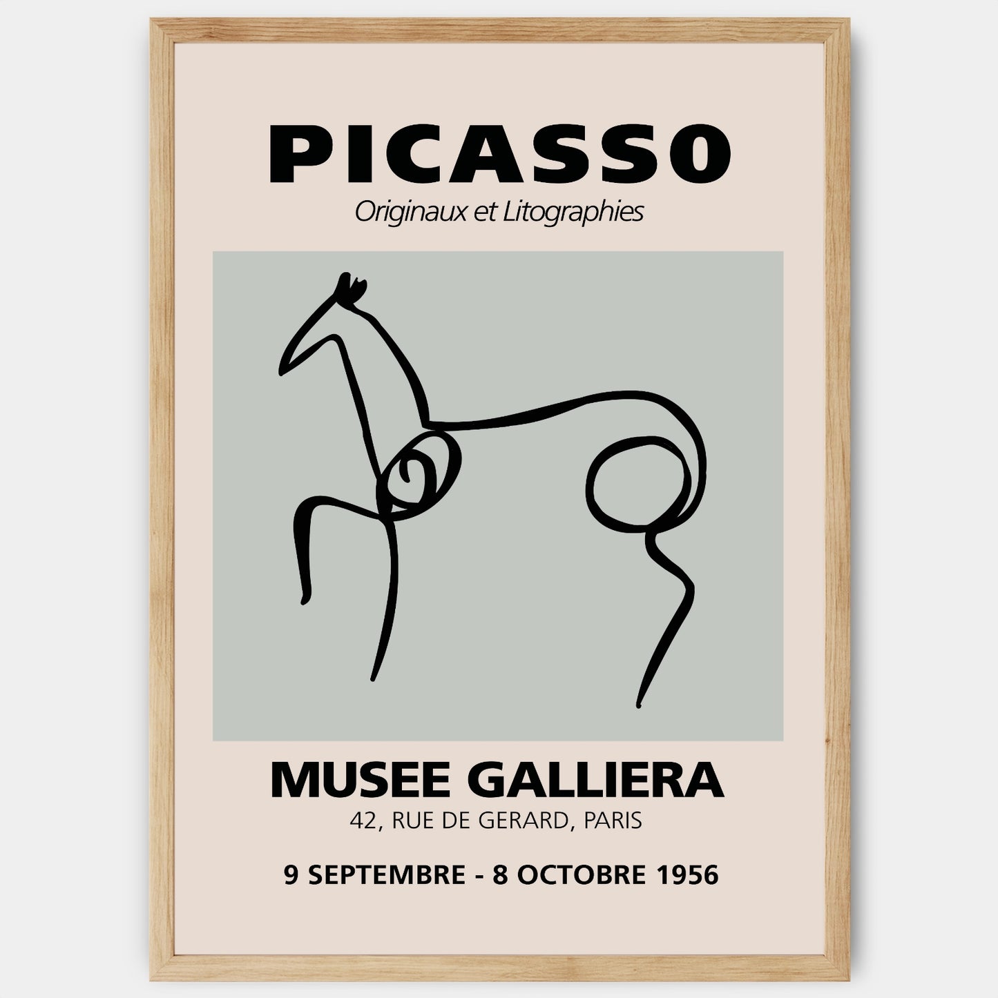 Minimalist Sketch I Poster | Pablo Picasso