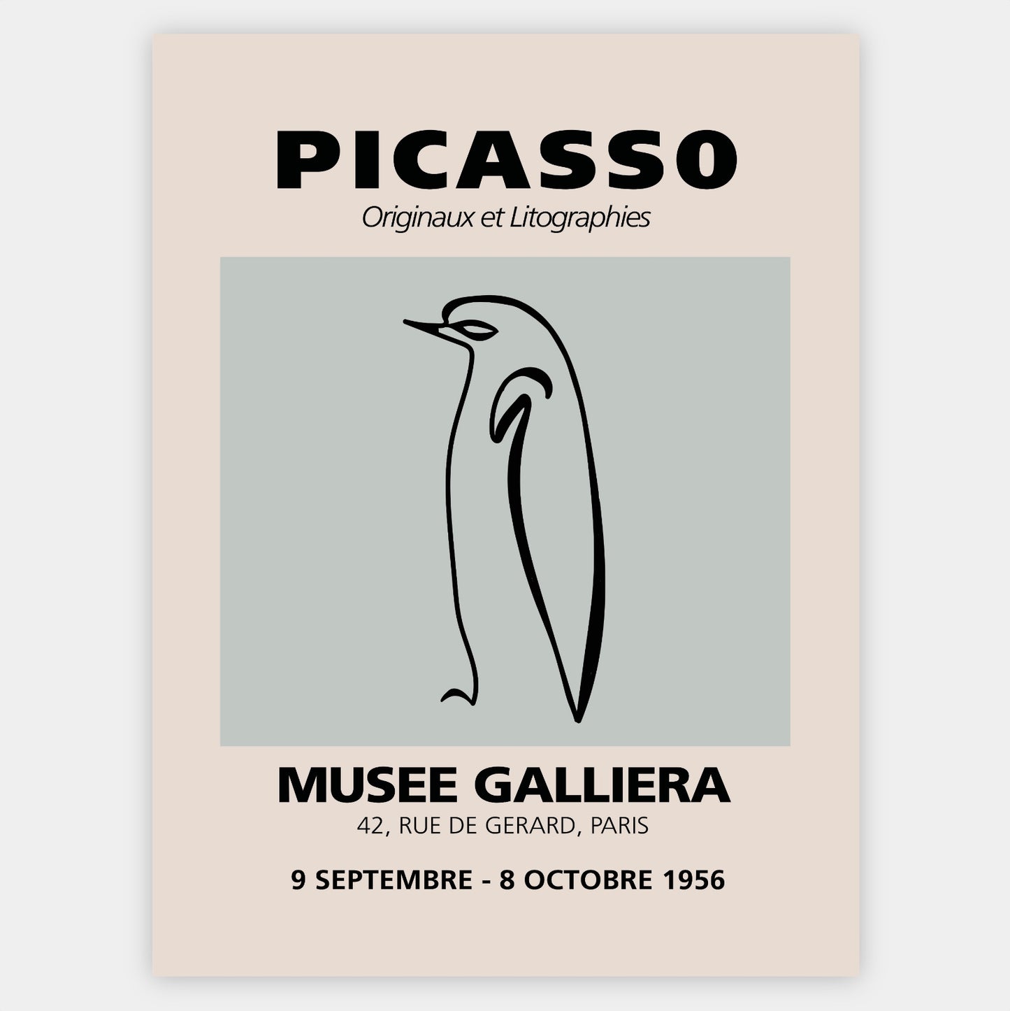 Minimalist Sketch II Poster | Pablo Picasso