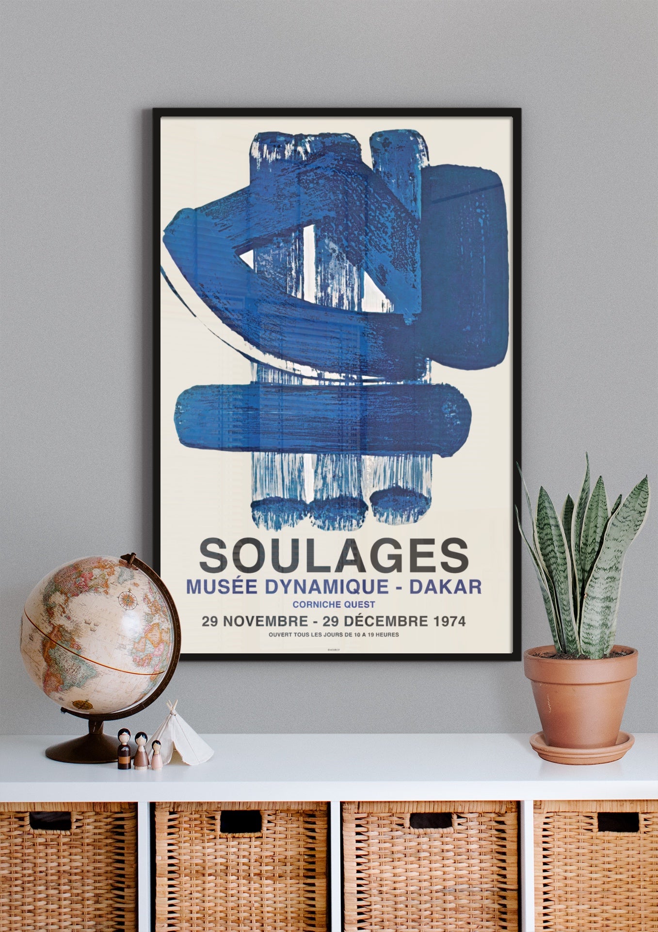 Poster Musee Dynamique | Pierre Soulages