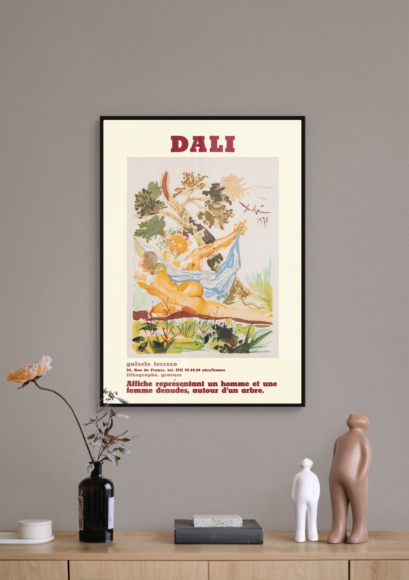 Faithless wife of Menelaus poster | Salvador Dali