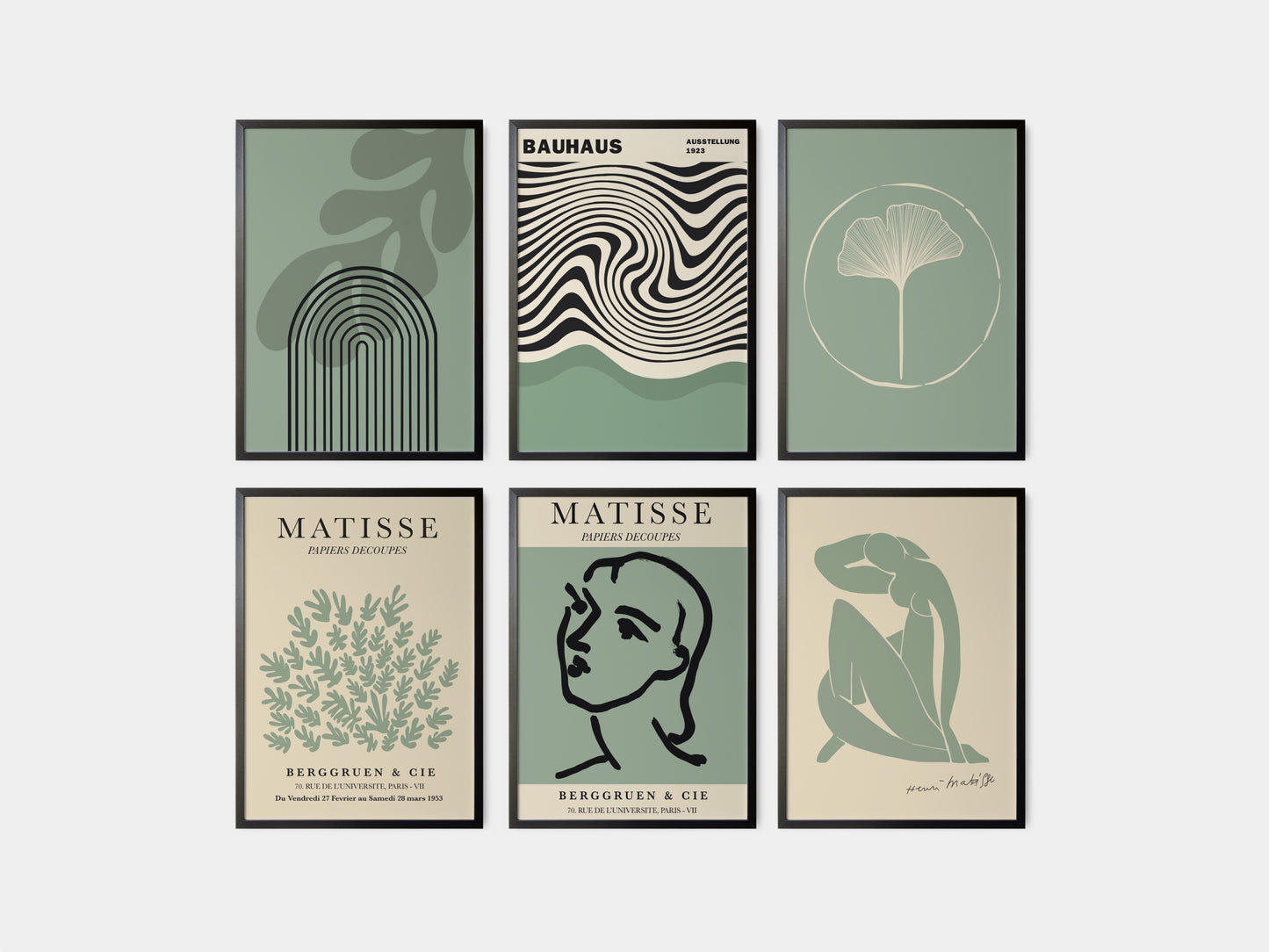 Bauhaus in Green poster